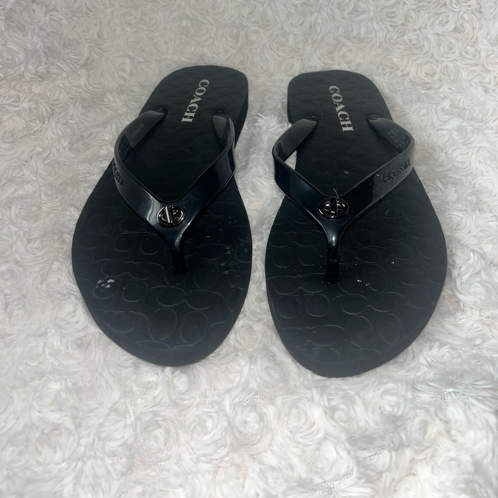 Coach flip flops